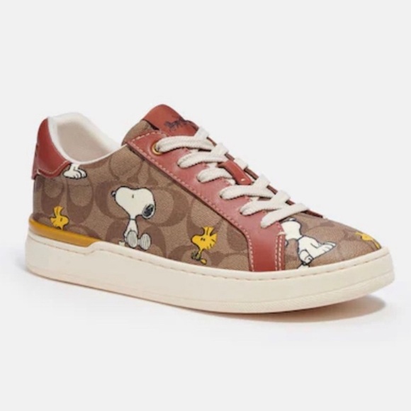 Coach x Peanuts collection sneakers Sz 8 - Picture 1 of 8